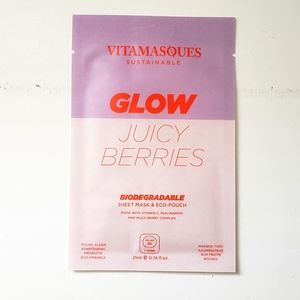 ⭐4/$15 Vitamasques Glow Juicy Berries Biodegradable Mask